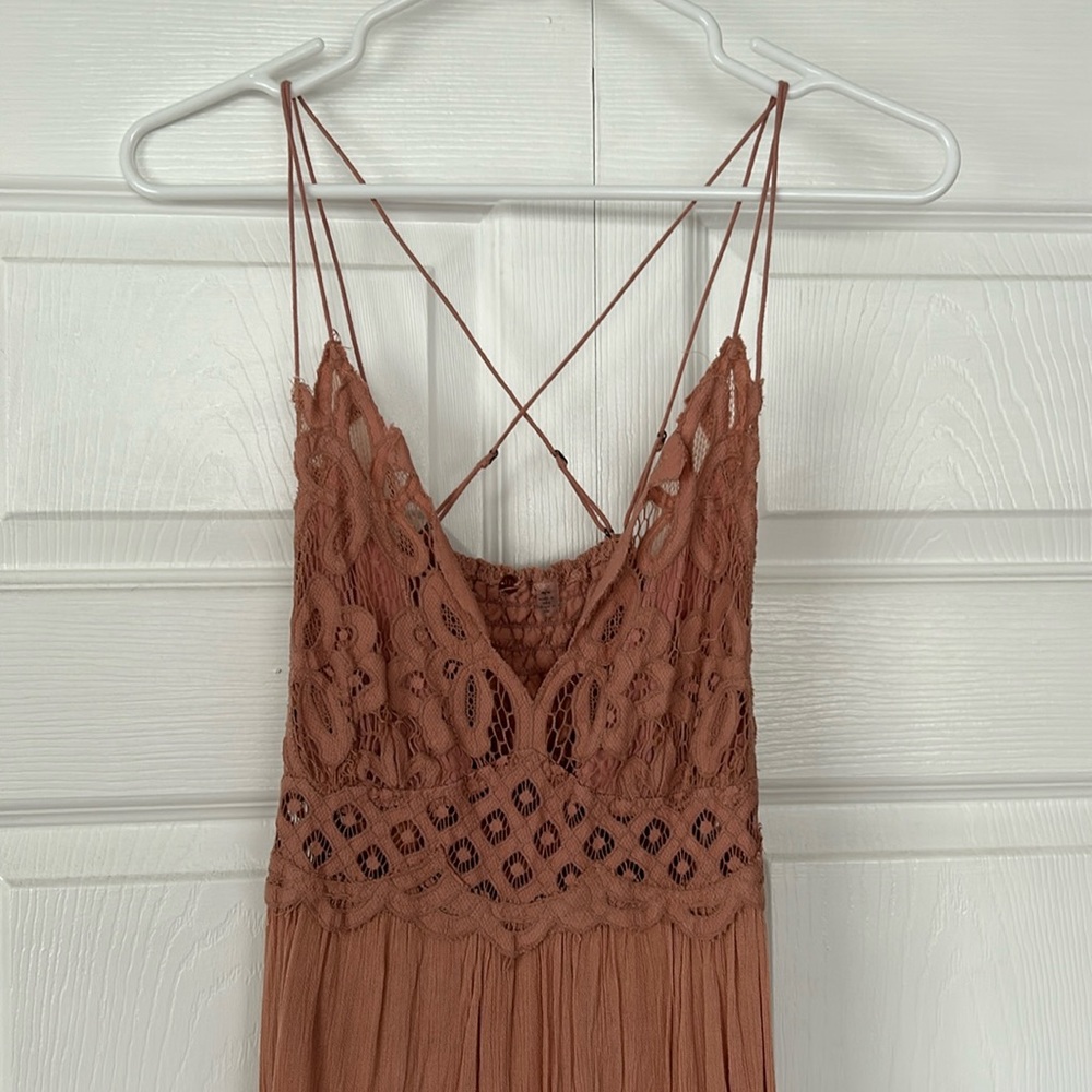 Free people Adela Maxi Slip Dress